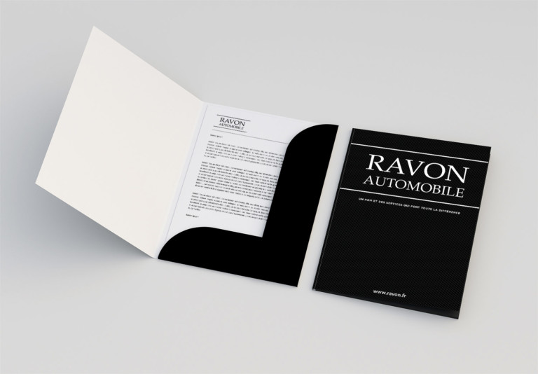 Décoration de vitrine, flocage véhicules, Roll up & pochettes à rabat – Ravon Automobile à St-Etienne