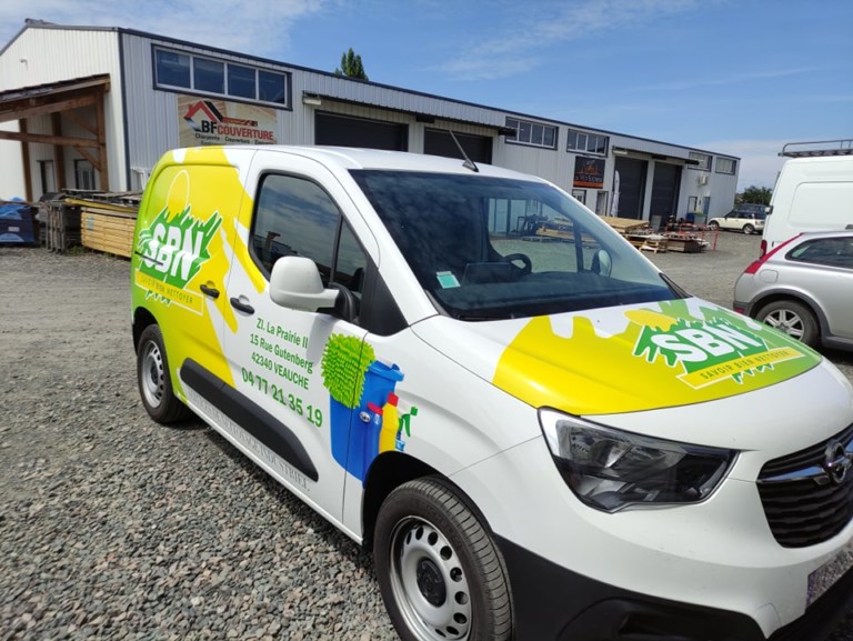 Flocage véhicule – SBN à Veauche