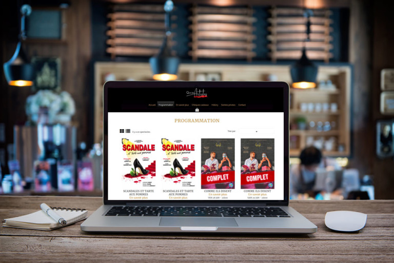 Création du site e-commerce Quai des Artistes