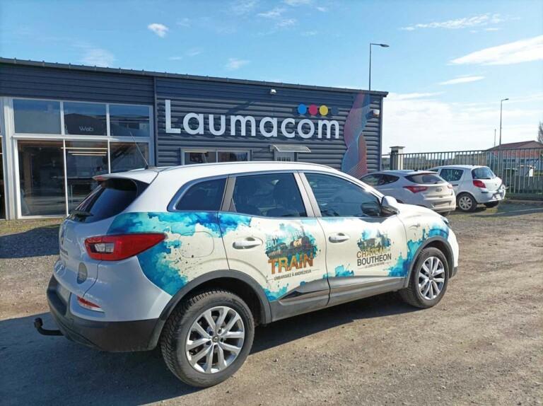 Flocage Covering véhicule à Andrézieux-Bouthéon – Château de Bouthéon