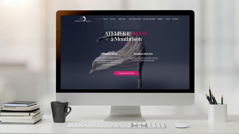 Création du site internet WordPress ATELIER L DANSE à Montbrison