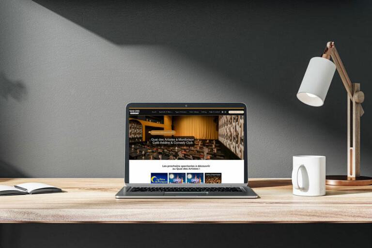 Création du site internet WordPress LE QUAI DES ARTISTES à Montbrison